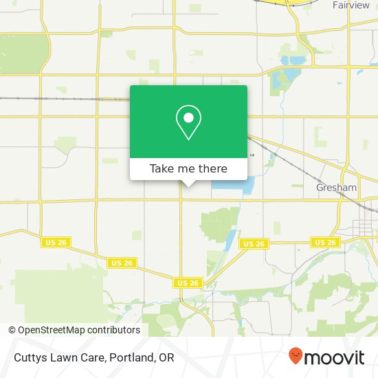 Cuttys Lawn Care map