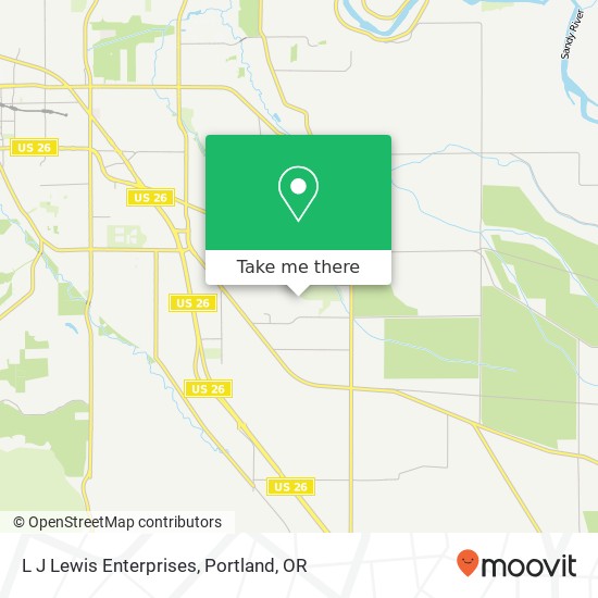 L J Lewis Enterprises map