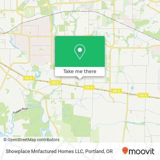 Mapa de Showplace Mnfactured Homes LLC