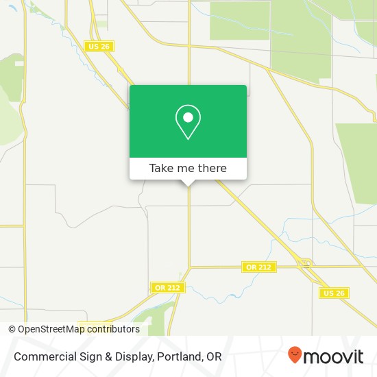 Mapa de Commercial Sign & Display