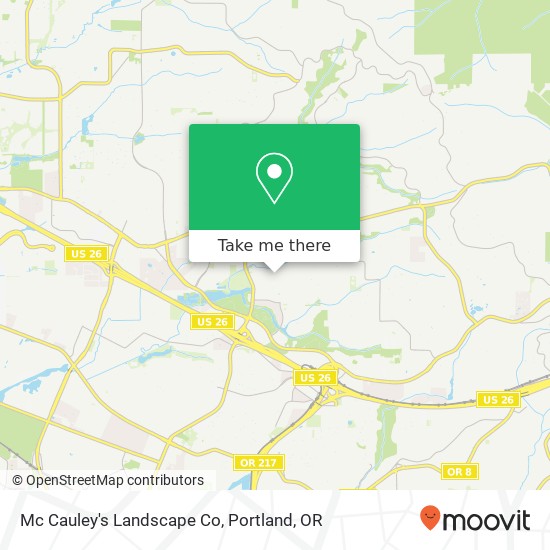 Mc Cauley's Landscape Co map