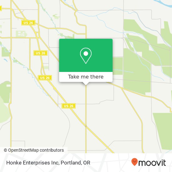 Honke Enterprises Inc map