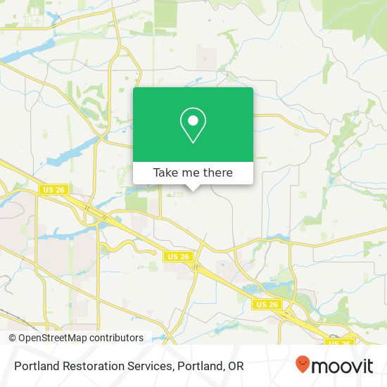 Mapa de Portland Restoration Services