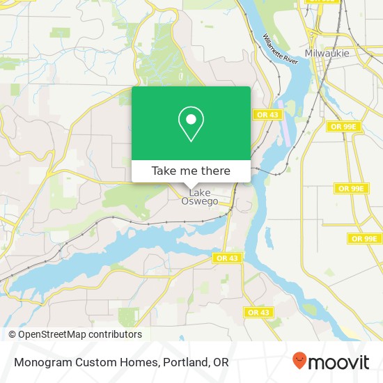 Monogram Custom Homes map