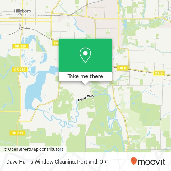 Mapa de Dave Harris Window Cleaning