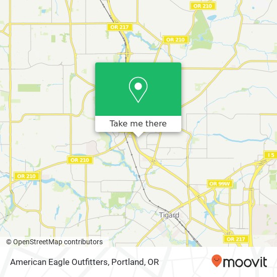 American Eagle Outfitters map