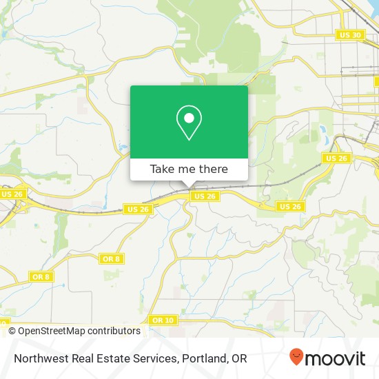 Northwest Real Estate Services map