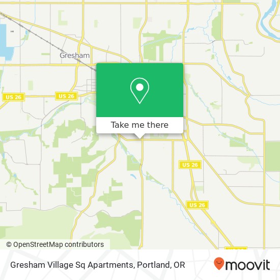 Gresham Village Sq Apartments map