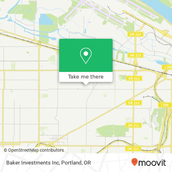 Baker Investments Inc map