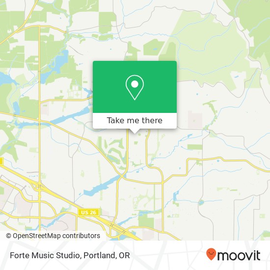 Forte Music Studio map