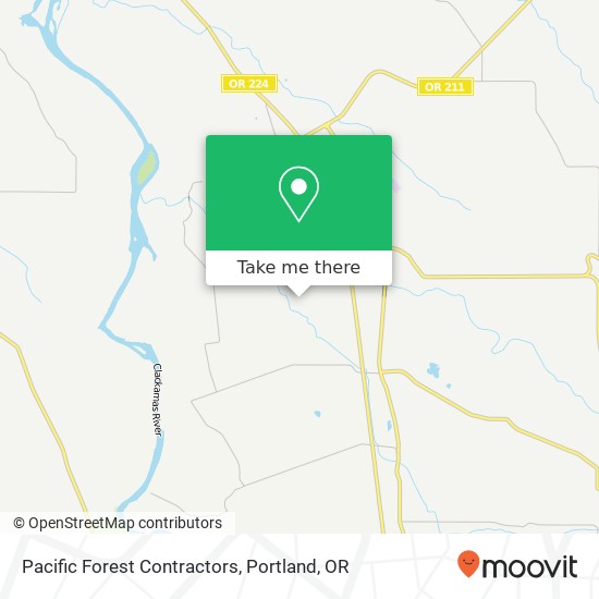 Mapa de Pacific Forest Contractors
