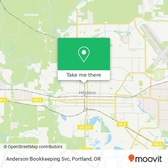 Anderson Bookkeeping Svc map