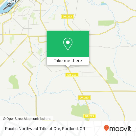 Pacific Northwest Title of Ore map