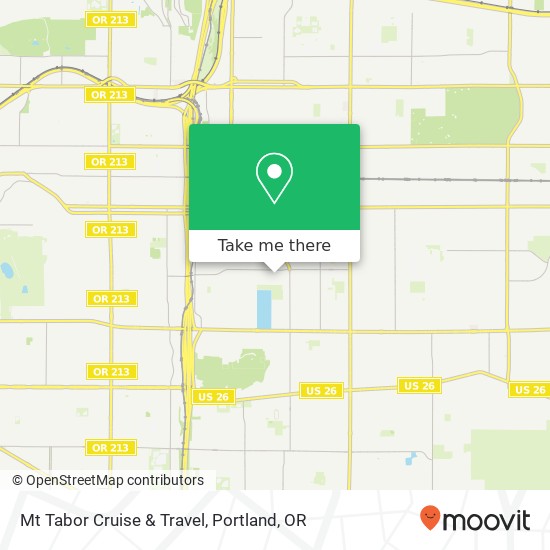 Mt Tabor Cruise & Travel map