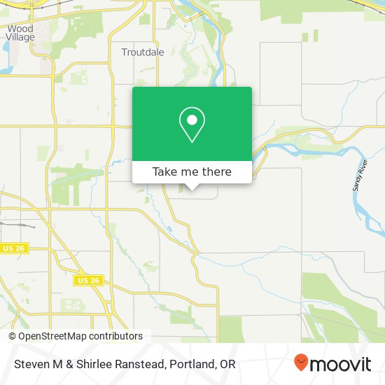 Steven M & Shirlee Ranstead map