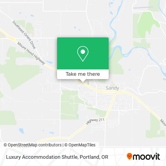 Mapa de Luxury Accommodation Shuttle