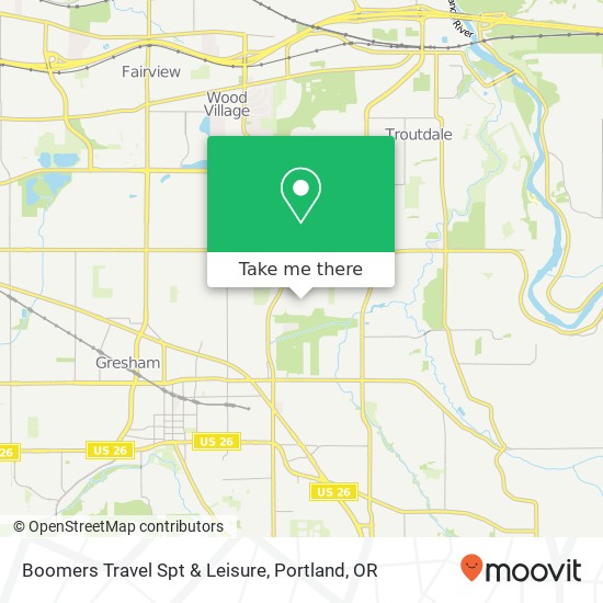Boomers Travel Spt & Leisure map
