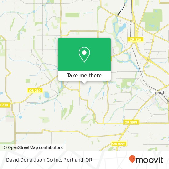 David Donaldson Co Inc map