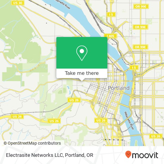 Mapa de Electrasite Networks LLC