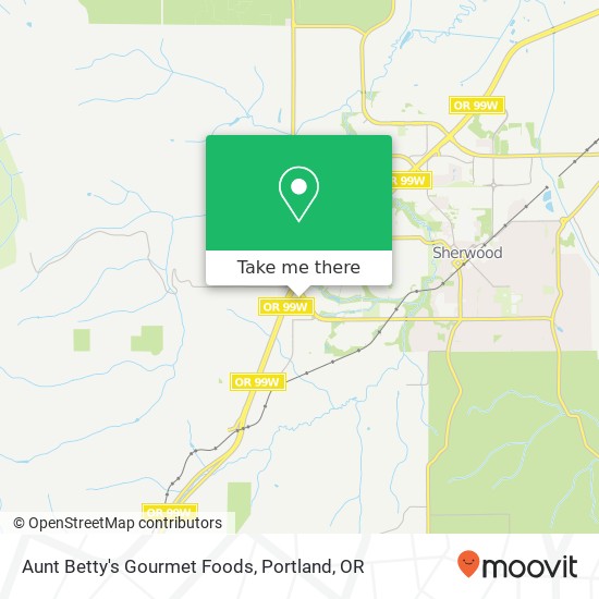 Aunt Betty's Gourmet Foods map