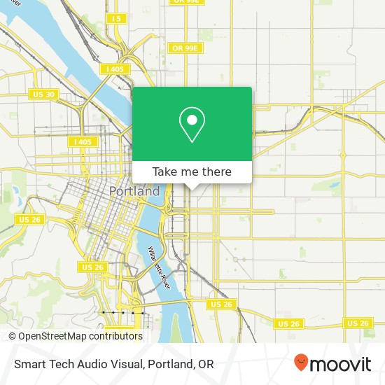 Mapa de Smart Tech Audio Visual