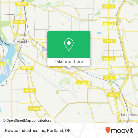 Bowco Industries Inc map