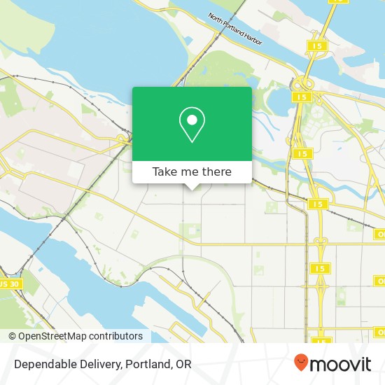 Dependable Delivery map