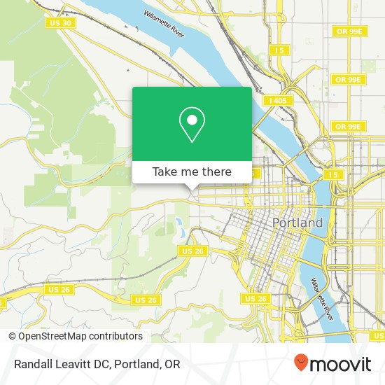 Mapa de Randall Leavitt DC