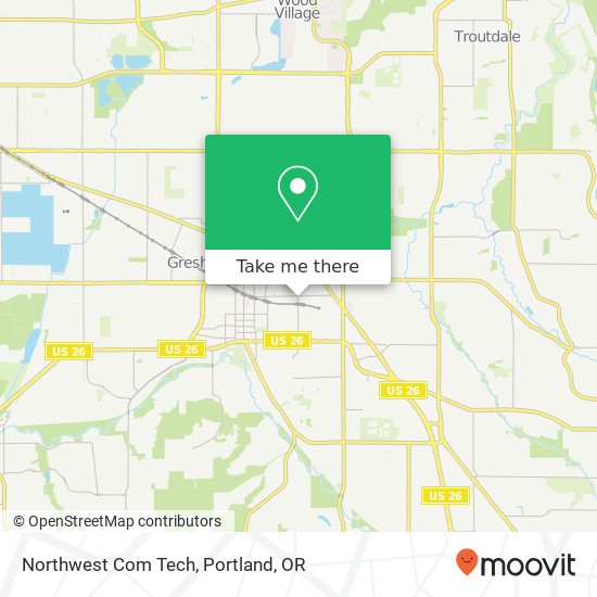 Northwest Com Tech map
