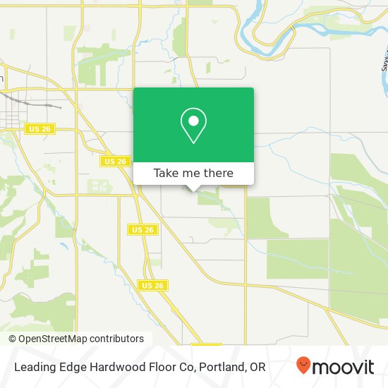 Mapa de Leading Edge Hardwood Floor Co