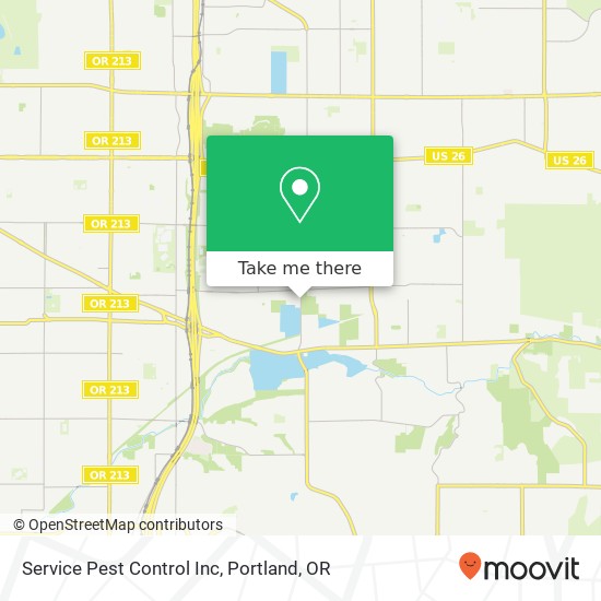 Service Pest Control Inc map