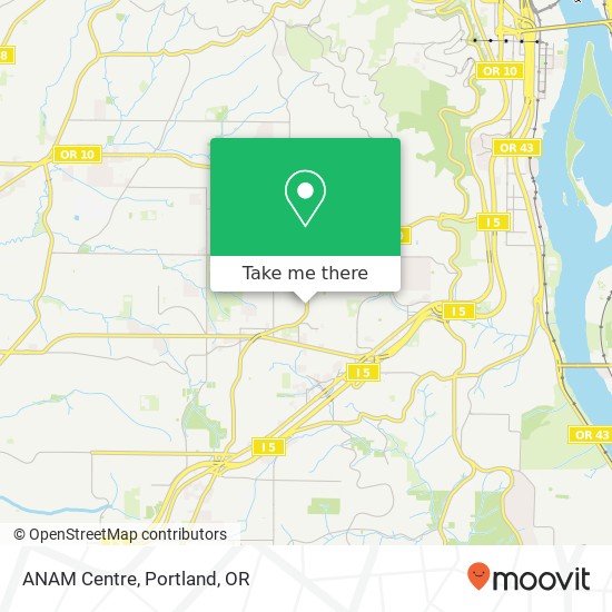 ANAM Centre map