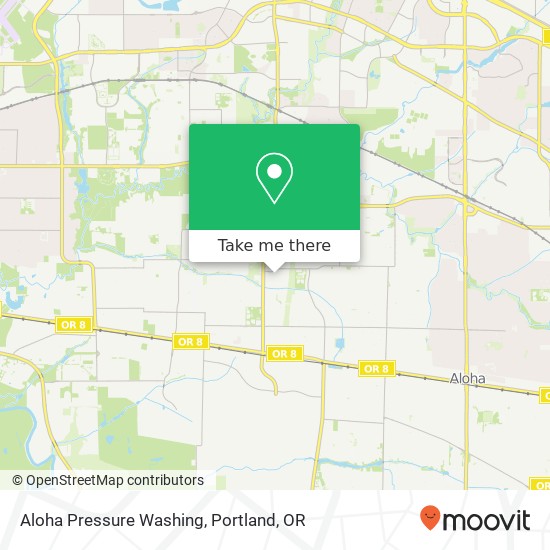 Aloha Pressure Washing map