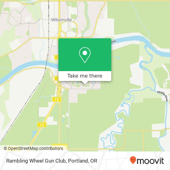 Rambling Wheel Gun Club map