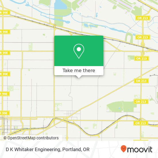 D K Whitaker Engineering map