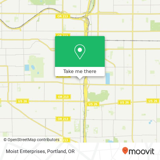 Moist Enterprises map