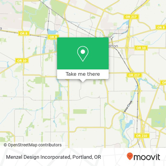 Menzel Design Incorporated map