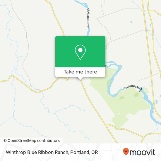 Mapa de Winthrop Blue Ribbon Ranch