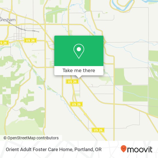 Mapa de Orient Adult Foster Care Home