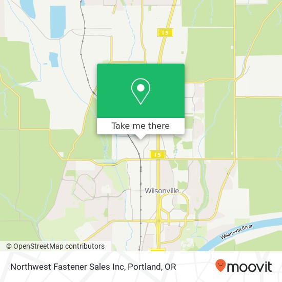 Mapa de Northwest Fastener Sales Inc