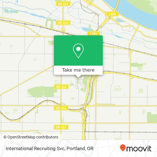 International Recruiting Svc map