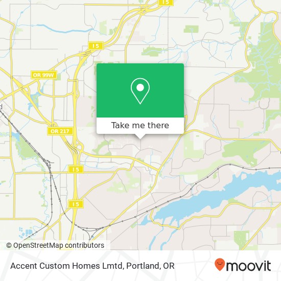 Mapa de Accent Custom Homes Lmtd