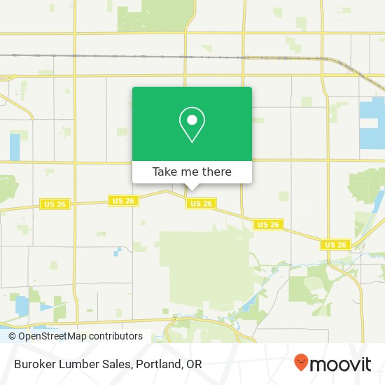 Buroker Lumber Sales map