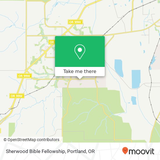 Mapa de Sherwood Bible Fellowship