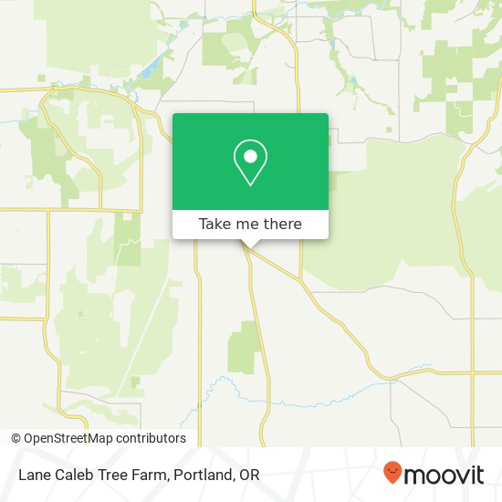 Mapa de Lane Caleb Tree Farm