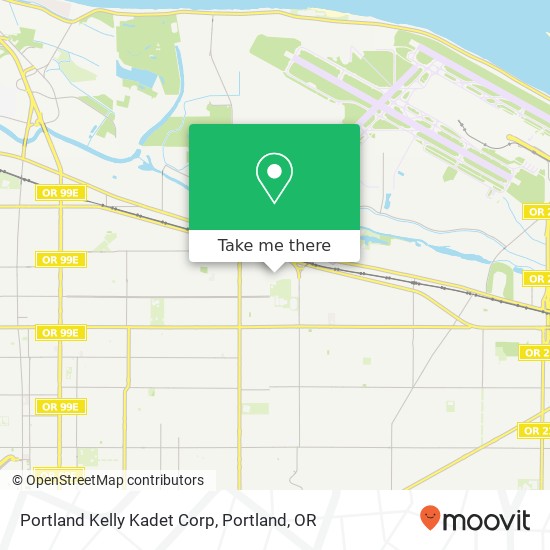 Portland Kelly Kadet Corp map