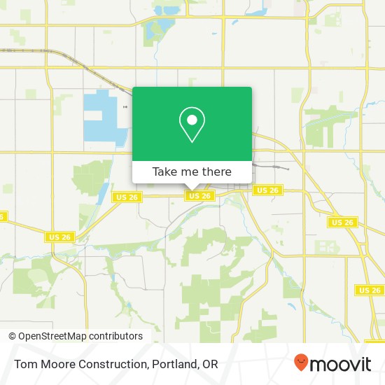 Mapa de Tom Moore Construction