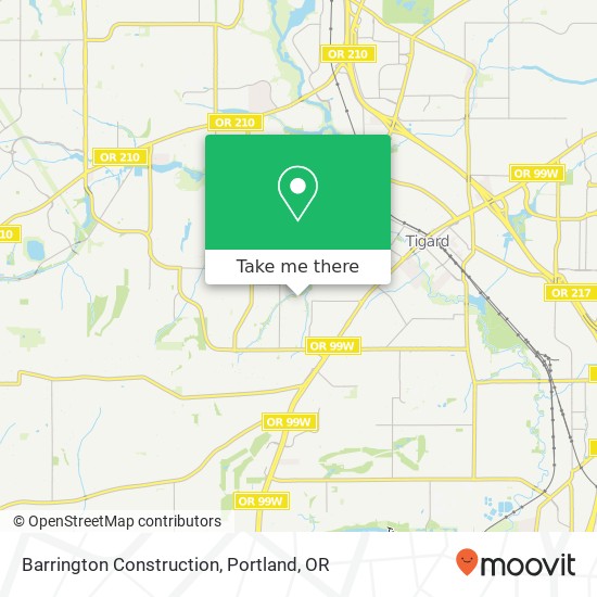 Barrington Construction map