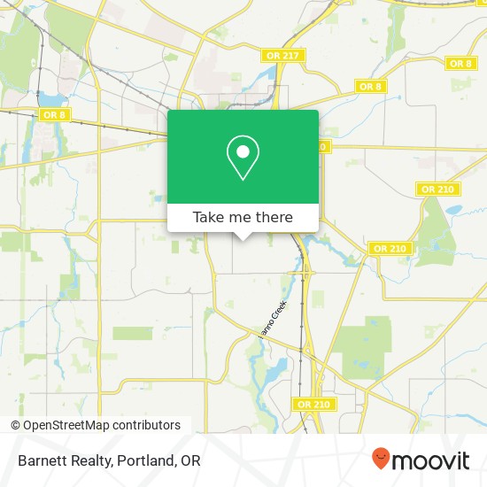 Barnett Realty map