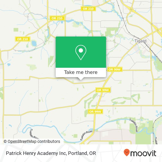 Patrick Henry Academy Inc map